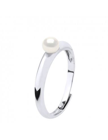 Bague Perle de Culture 4 mm en Argent 925 - LEA