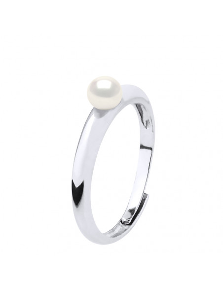Bague Perle de Culture 4 mm en Argent 925 - LEA