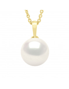 Pendentif en Or 750 Millièmes (18 Carats) et Perle de Culture 9 mm - MILA