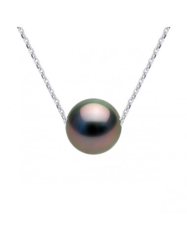 Collier Chaîne en Or et Perle de Tahiti Ronde 8 mm - PATANGA