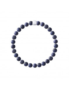 Pulsera protectora azul de Chrysocolle - 925 Silver - Thasos