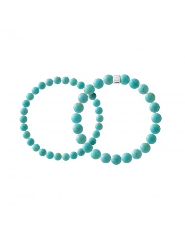 Bracelets Duo en Turquoise Véritable - Argent 925 - ZEN