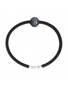 Bracciale per perle Tahiziane NEOPRERENE CIRCLED - Argento 925 - Tepaku