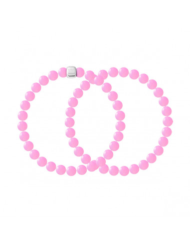 Bracelets Duo Agate Rose en Argent 925 - WILLOW