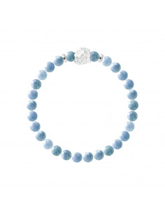 Bracciale in argento 925 fiori acuti - potenza floreale
