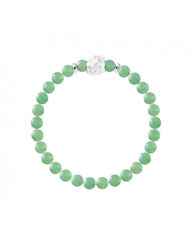 Bracelet Flowers Aventurine Verte en Argent 925 - FLOWER POWER