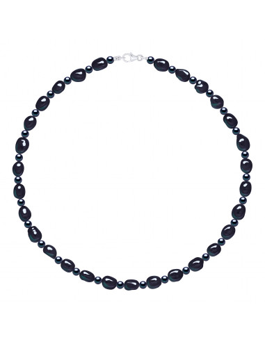 Collier Perles de Culture Baroques 6-4 mm - 2 Coloris Disponibles - Argent 925 - MORGANE