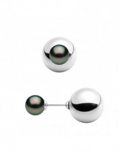 Redondos Tahiti cuentas redondas Tahiti Beads 8-9 mm - Plata 925 - Eranka