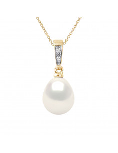 Gold- und Diamant-Birne Birne Birne 8 mm - Kiara