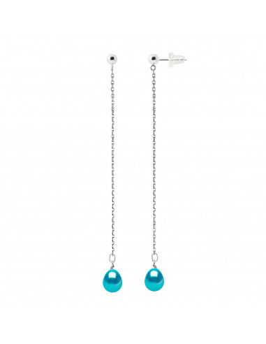 Gold Pendants Earrings and Culture Beads - 3 Colors - Tatiana