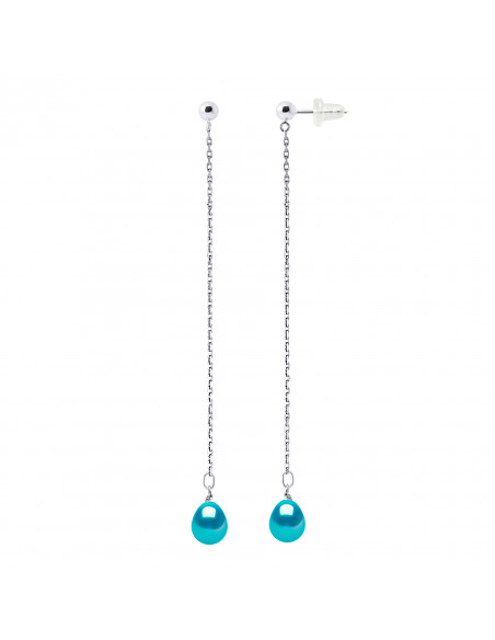 Gold Pendants Earrings and Culture Beads - 3 Colors - Tatiana