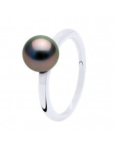 Anillo de oro y cultura tahitiana Pearl 8 mm - Vahitahi
