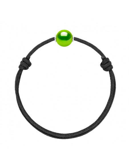 Enlace deslizante Lujo Negro Cultura Pearl 10mm - 8 Colores de perlas - 925 - MIA