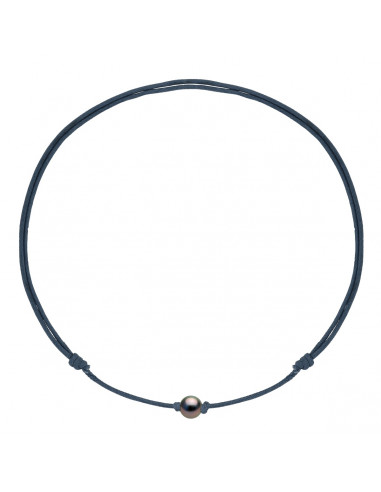 Collana regolabile Collana Tahitian Tank Round 10-11 mm - 5 colori del cavo - FANOE