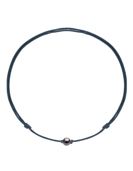Collana regolabile Collana Tahitian Tank Round 10-11 mm - 5 colori del cavo - FANOE
