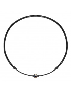 Collana regolabile Collana Tahitian Tank Round 10-11 mm - 5 colori del cavo - FANOE