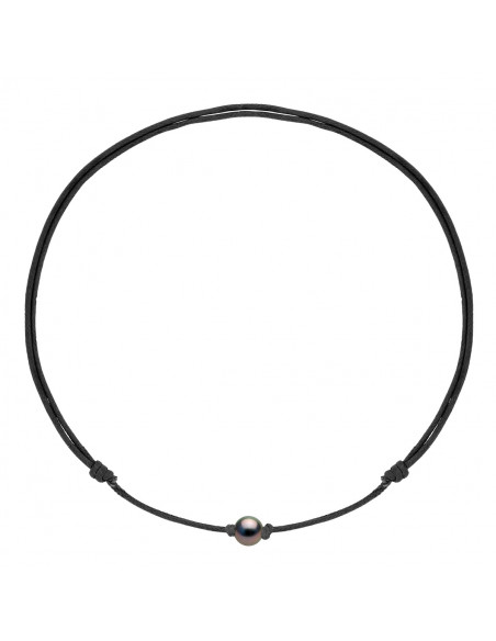 Collana regolabile Collana Tahitian Tank Round 10-11 mm - 5 colori del cavo - FANOE