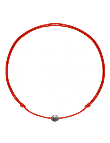 925 Silver Luxury Link Necklace and Tahiti Bead 10 mm - 5 Cord Colors - Teahea