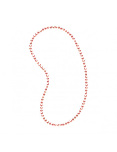 Sautoir de Perles de Culture Semi-Rondes 6 mm - Longueur 80 cm - 4 Coloris - MARTINA