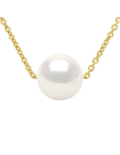 Collar Cadena Cultura Pearl Ronda 8 mm en Vermeil - Romy