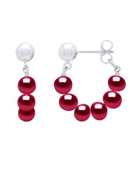 Perle perline orecchini perla - Argento 925 - ele