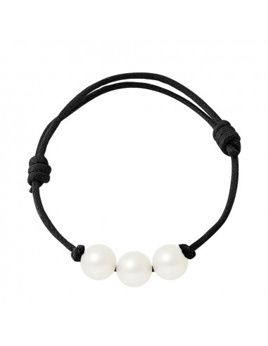 Pulsera trío de verdaderas perlas para elegir