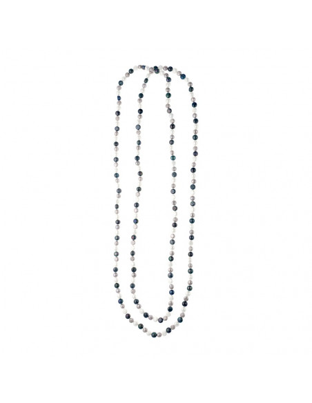 Sautoir de Véritables Perles Baroque 80 cm