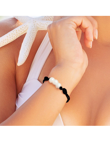 Bracelet Trio de Véritables Perles à choisir