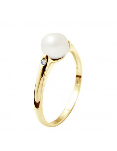 Bague en Or et Perle de Culture - LEA