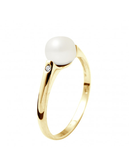 Bague en Or et Perle de Culture - LEA