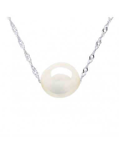Collier Perle de Culture Baroque 8 mm en Argent 925 - ALBA