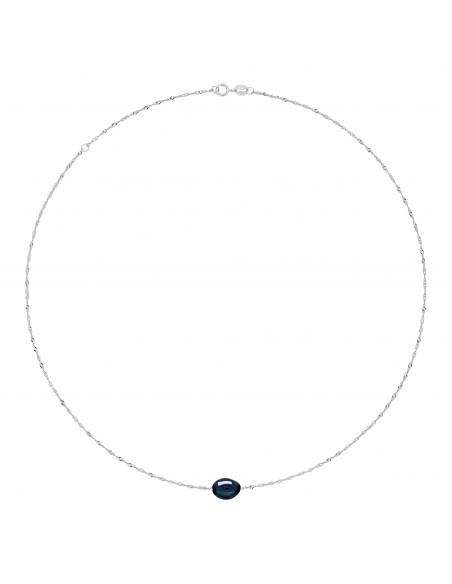 Collier Perle de Culture Baroque 8 mm en Argent 925 - ALBA