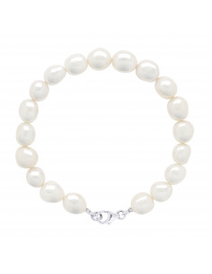Bracelet Perles de Culture Baroques 8 mm - 4 Coloris Disponibles - Argent 925 - CLARA