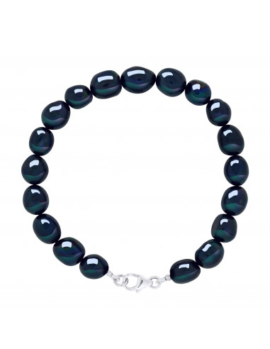 Bracelet Perles de Culture Baroques 8 mm - 4 Coloris Disponibles - Argent 925 - CLARA
