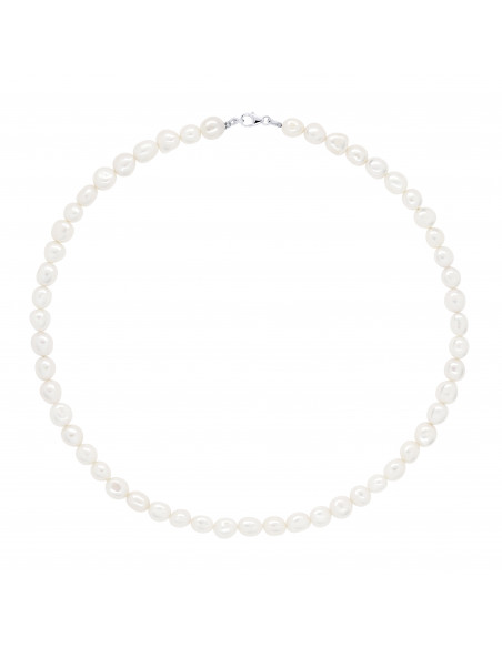 Collier Perles de Culture Baroques 8 mm - 4 Coloris Disponibles - Argent 925 - CLARA