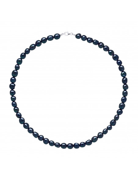 Collier Perles de Culture Baroques 8 mm - 4 Coloris Disponibles - Argent 925 - CLARA