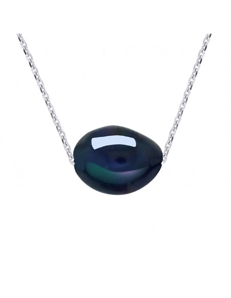 Collier Chaine en Or et Perle de Culture Baroque - 3 Coloris - TIPHAINE