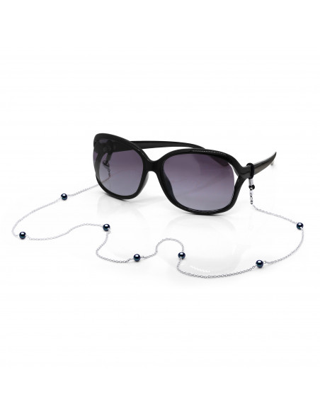 Chaîne de Lunettes en Argent 925 et Perles de Culture 6 mm - 5 Coloris - MARGIELLA