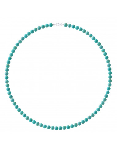 Collier en Turquoise Véritable - Différentes Longueurs - Argent 925 - LUCY